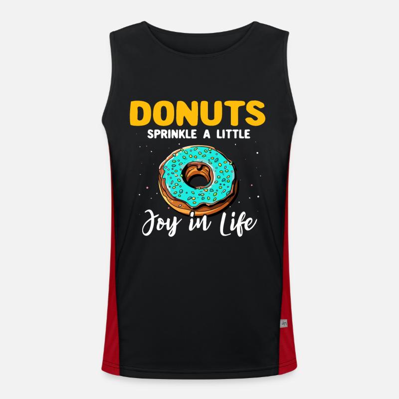 Donut Doughnut Donut Lover Débardeur respirant contrasté Homme 