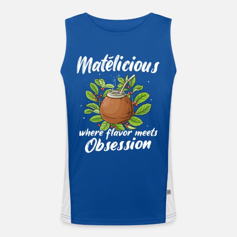 Mate Tee Funktionelles Kontrast-Tank Top für Männer 