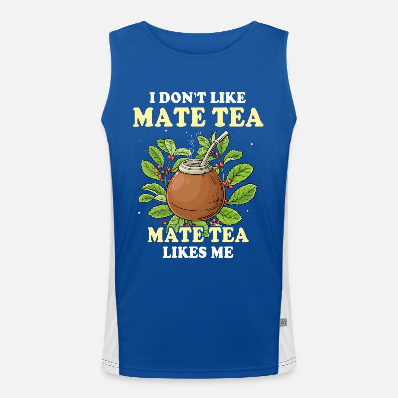 Mate Tee Teetrinker Funktionelles Kontrast-Tank Top für Männer 