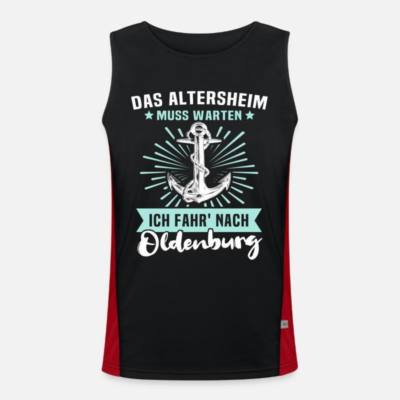 Oldenburg Funktionelles Kontrast-Tank Top für Männer 