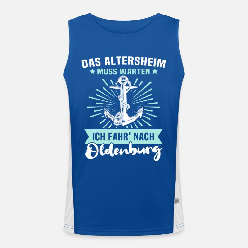 Oldenburg Funktionelles Kontrast-Tank Top für Männer 