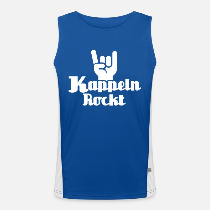 Kappeln Funktionelles Kontrast-Tank Top für Männer 