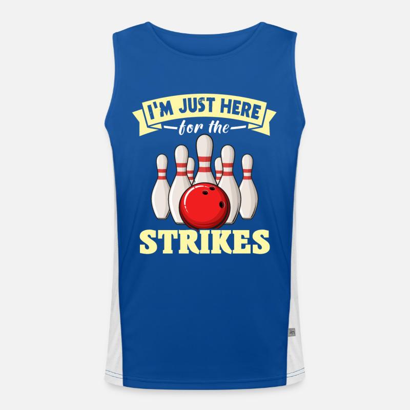 Bowler Bowling Men's Functional Contrast Tank Top 