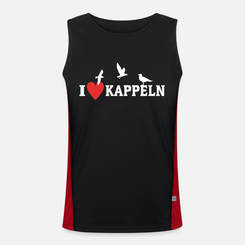 J’adore Kappeln Débardeur respirant contrasté Homme 