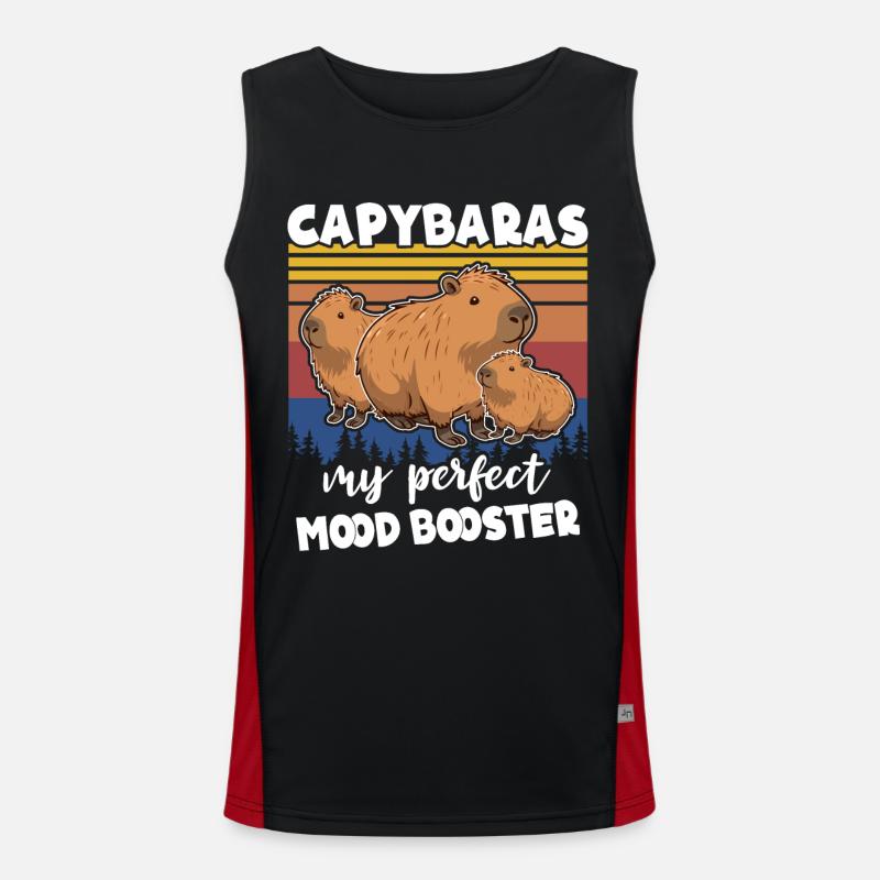Capybara Débardeur respirant contrasté Homme 