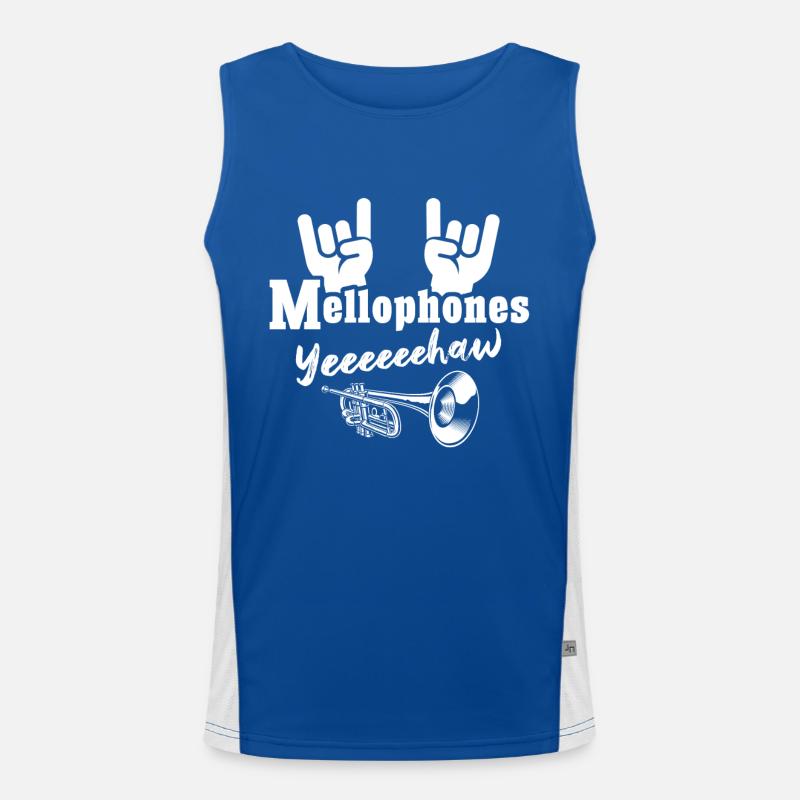 Mellophone player Mellophone Men's Functional Contrast Tank Top 