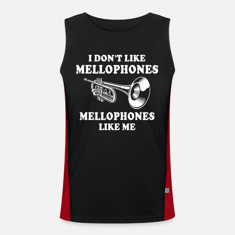 Lecteur de mellophone Mellophone Débardeur respirant contrasté Homme 
