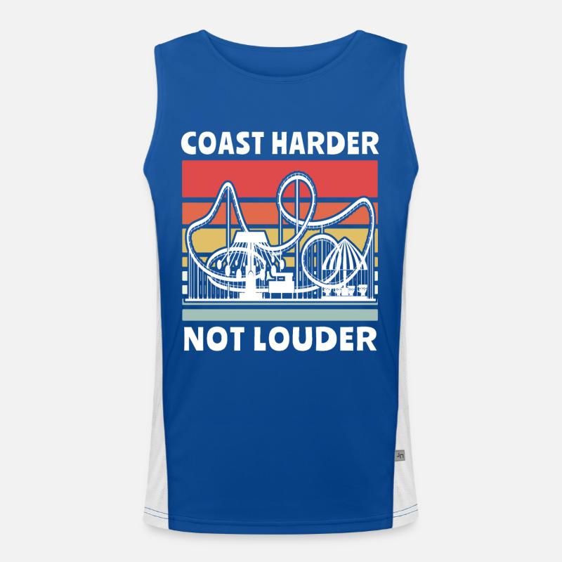 Roller Coaster Roller Coaster Riders Débardeur respirant contrasté Homme 