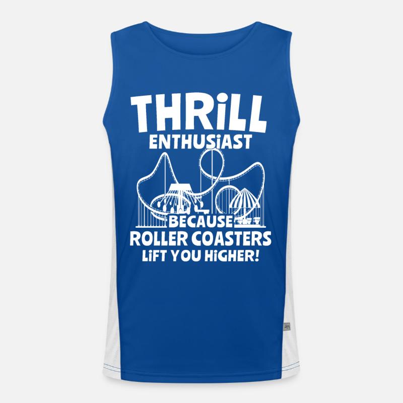 Achterbahn Funktionelles Kontrast-Tank Top für Männer 