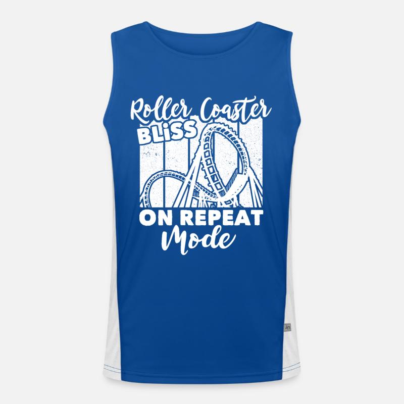 Roller Coaster Men's Functional Contrast Tank Top 