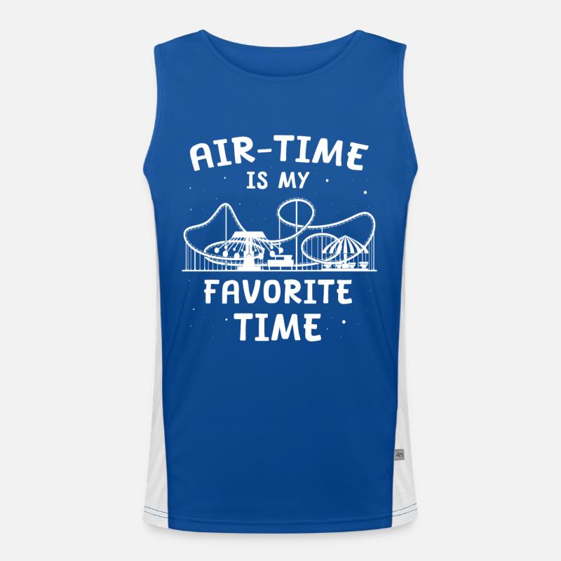 Roller Coaster Roller Coaster Rider Men's Functional Contrast Tank Top 