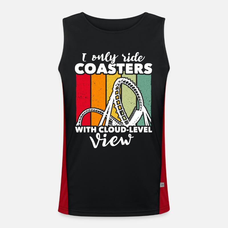 Roller Coaster Roller Coaster Lovers Men's Functional Contrast Tank Top 