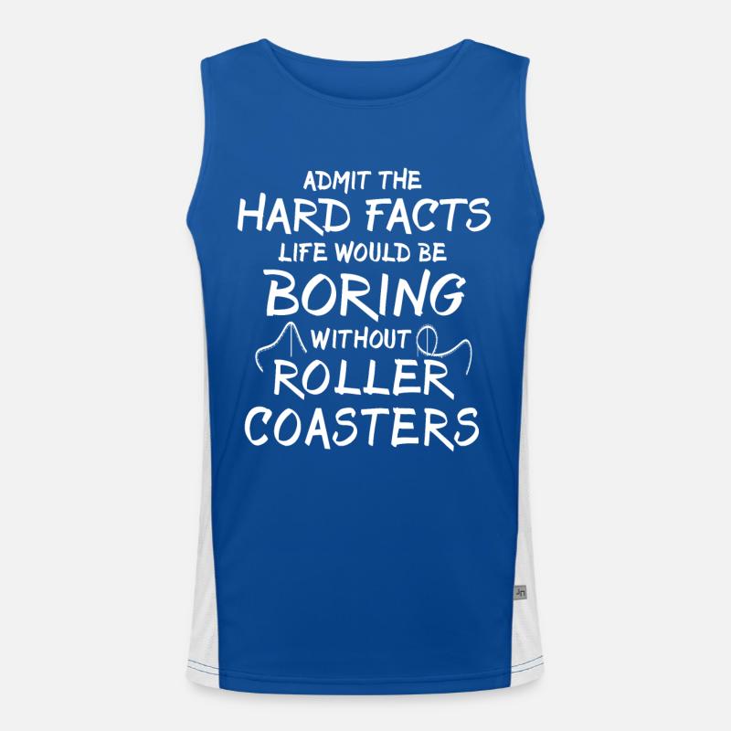 Roller Coaster Men's Functional Contrast Tank Top 