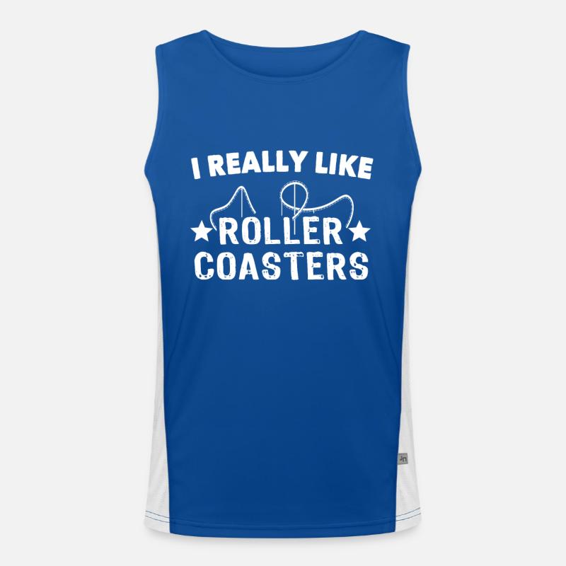 Roller Coaster Men's Functional Contrast Tank Top 