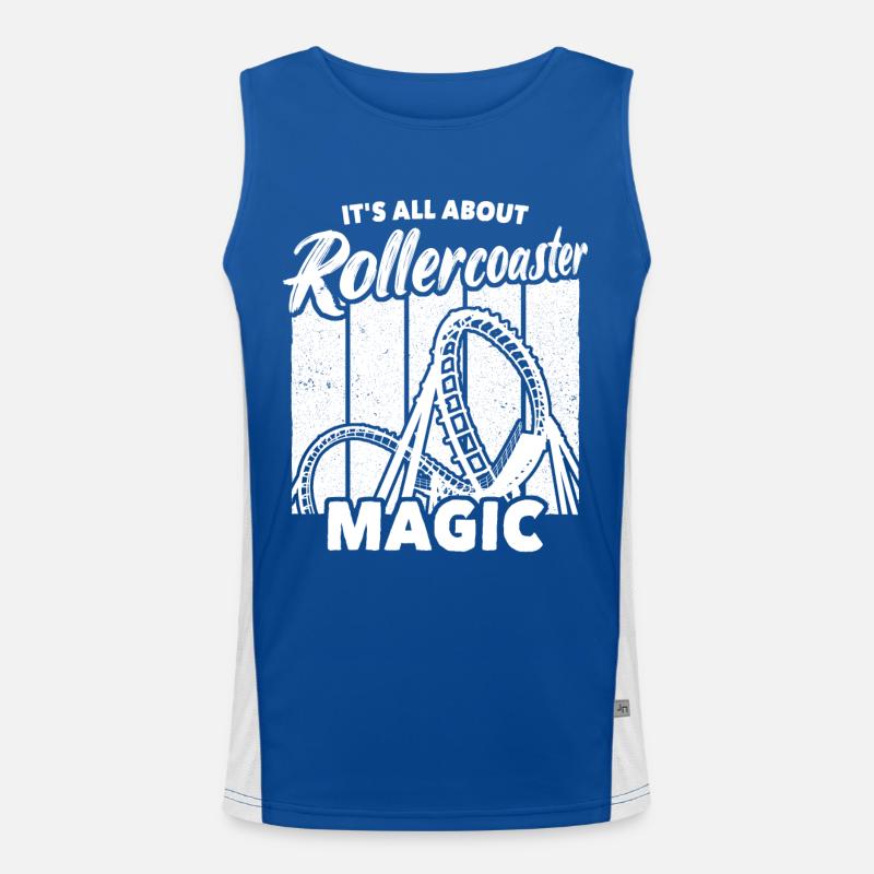 Roller Coaster Roller Coaster Riders Débardeur respirant contrasté Homme 