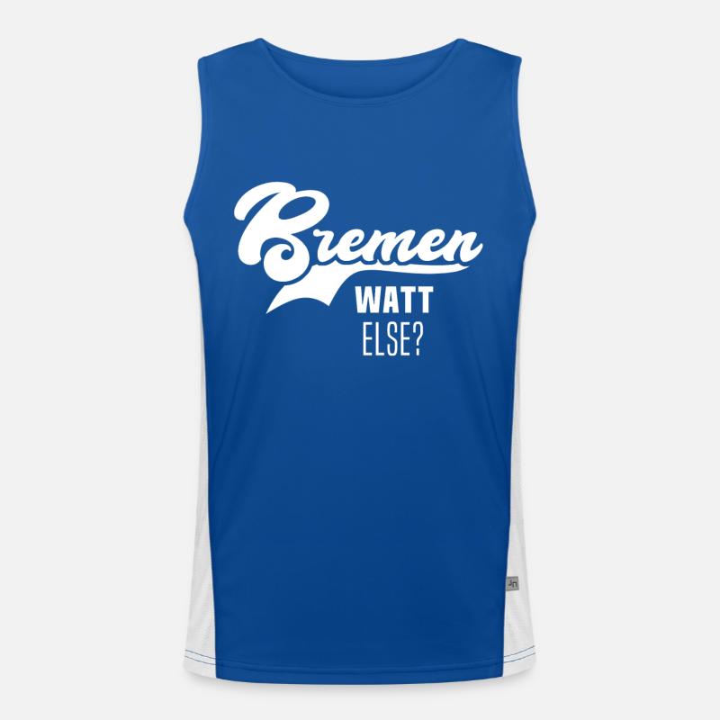 Bremen Funktionelles Kontrast-Tank Top für Männer 