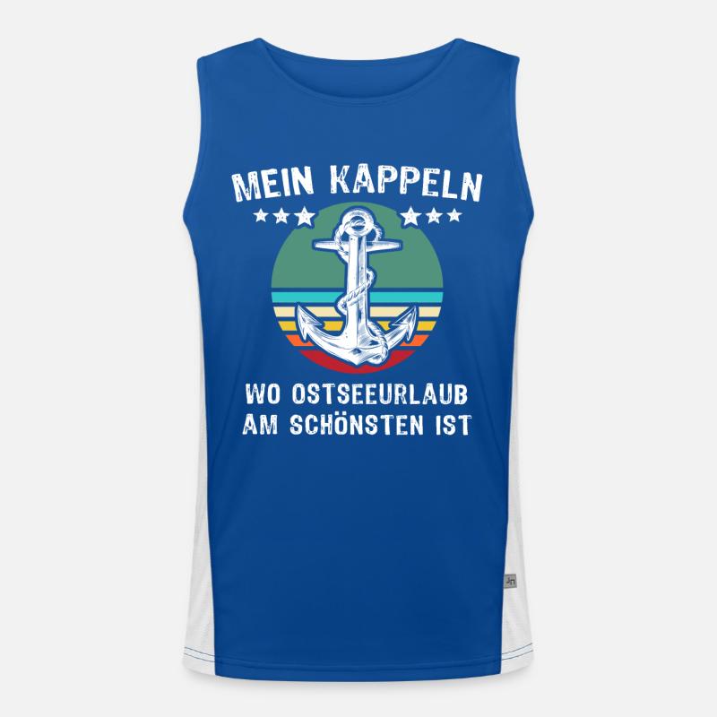 Kappeln Urlaub Funktionelles Kontrast-Tank Top für Männer 