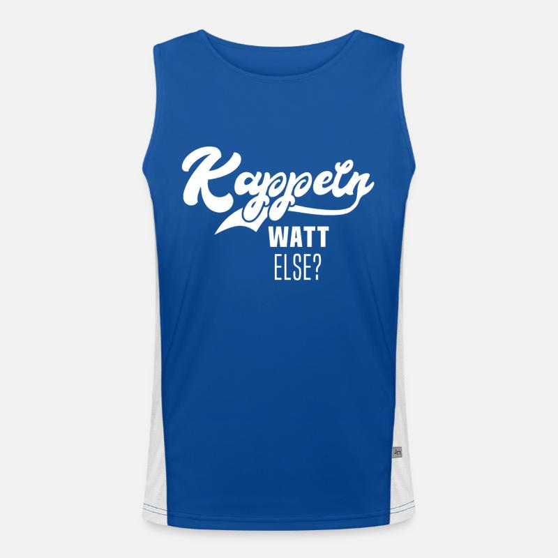 Kappeln Anker Funktionelles Kontrast-Tank Top für Männer 
