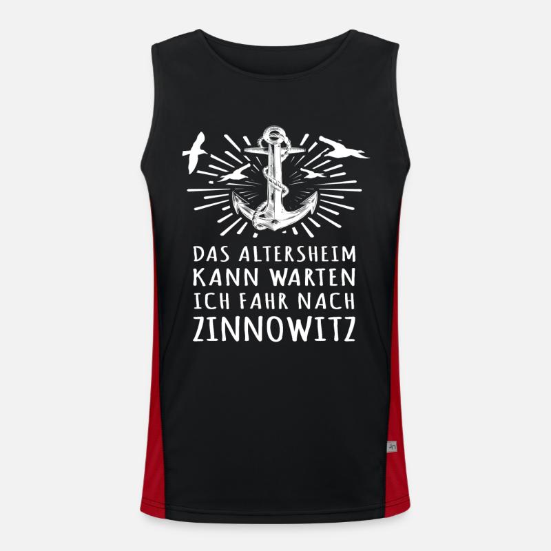 Zinnowitz Funktionelles Kontrast-Tank Top für Männer 