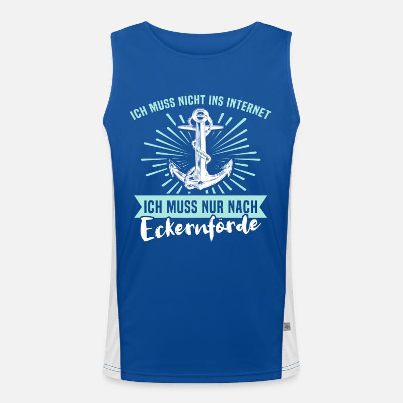 Eckernförde Eckernförder Funktionelles Kontrast-Tank Top für Männer 