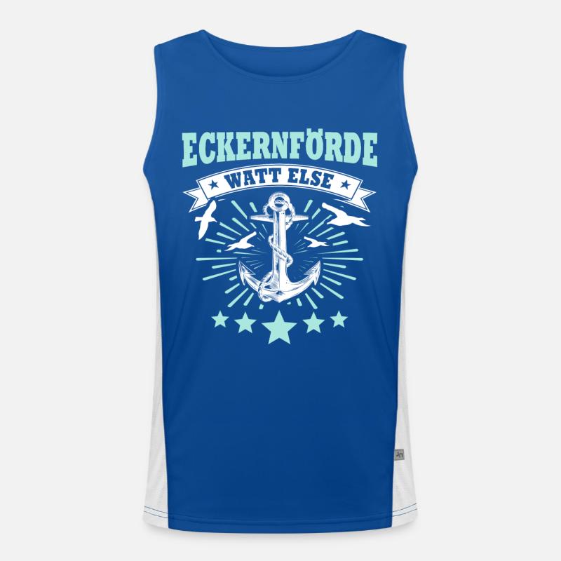 Eckernförde Eckernförder Funktionelles Kontrast-Tank Top für Männer 
