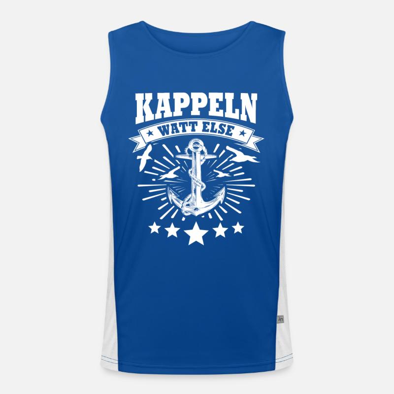 Kappeln Kappelner Funktionelles Kontrast-Tank Top für Männer 
