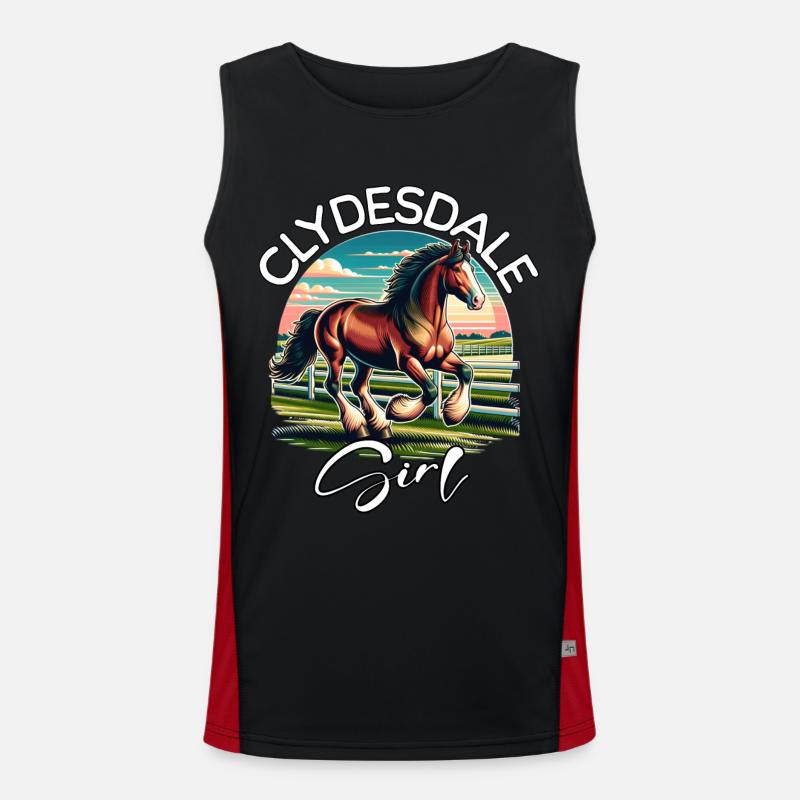 Cadeau de Clydesdale Débardeur respirant contrasté Homme 