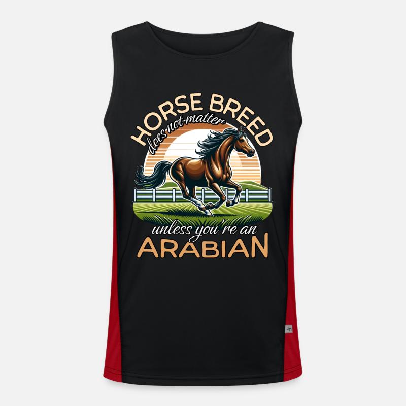 Araber Funktionelles Kontrast-Tank Top für Männer 