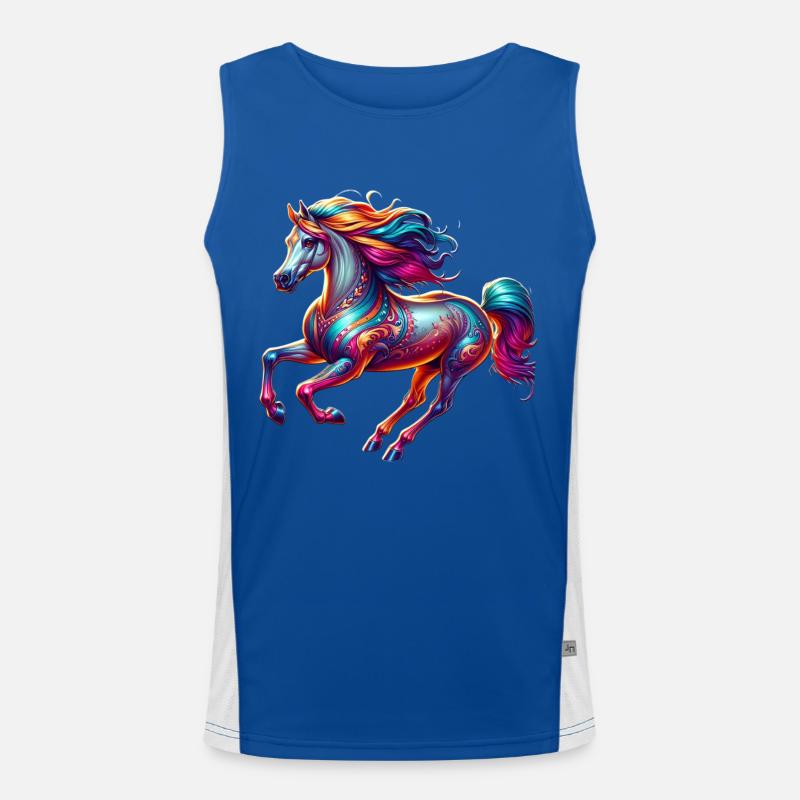 Arabisk rytter Funktionel kontrast tanktop til herrer 