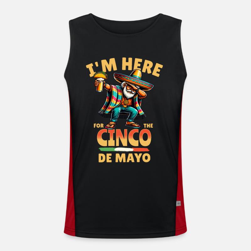 Cinco De Mayo Débardeur respirant contrasté Homme 
