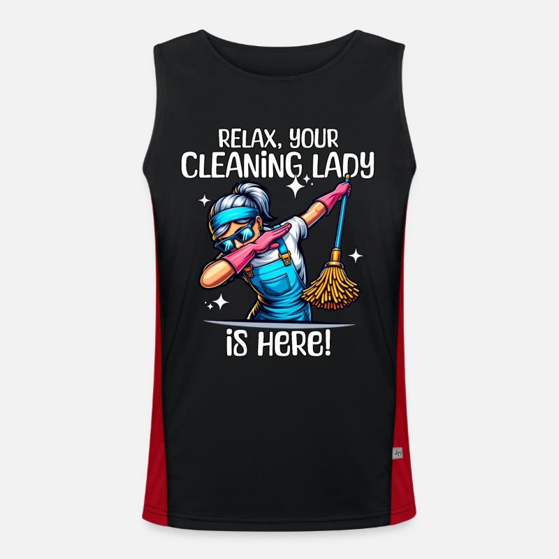 Cleaner Men's Functional Contrast Tank Top 