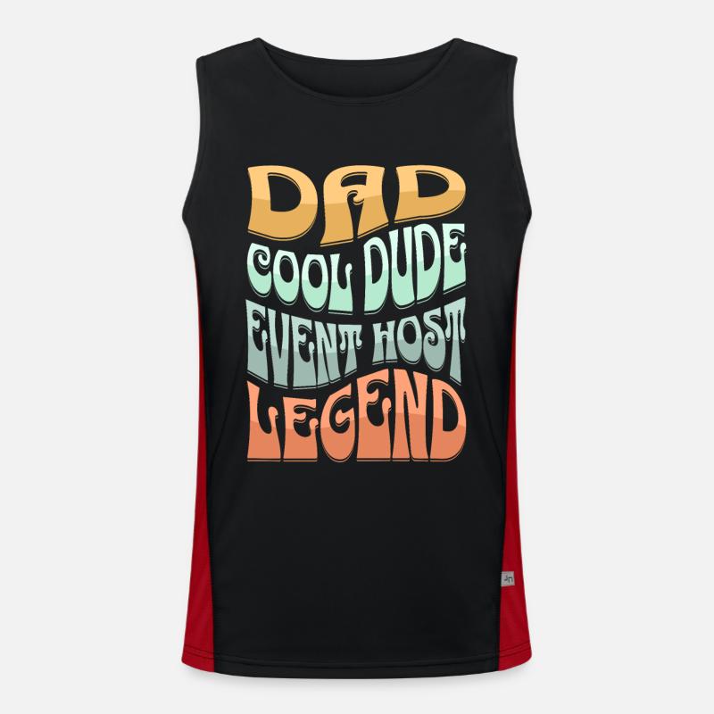 Papa Event Host Men's Functional Contrast Tank Top 