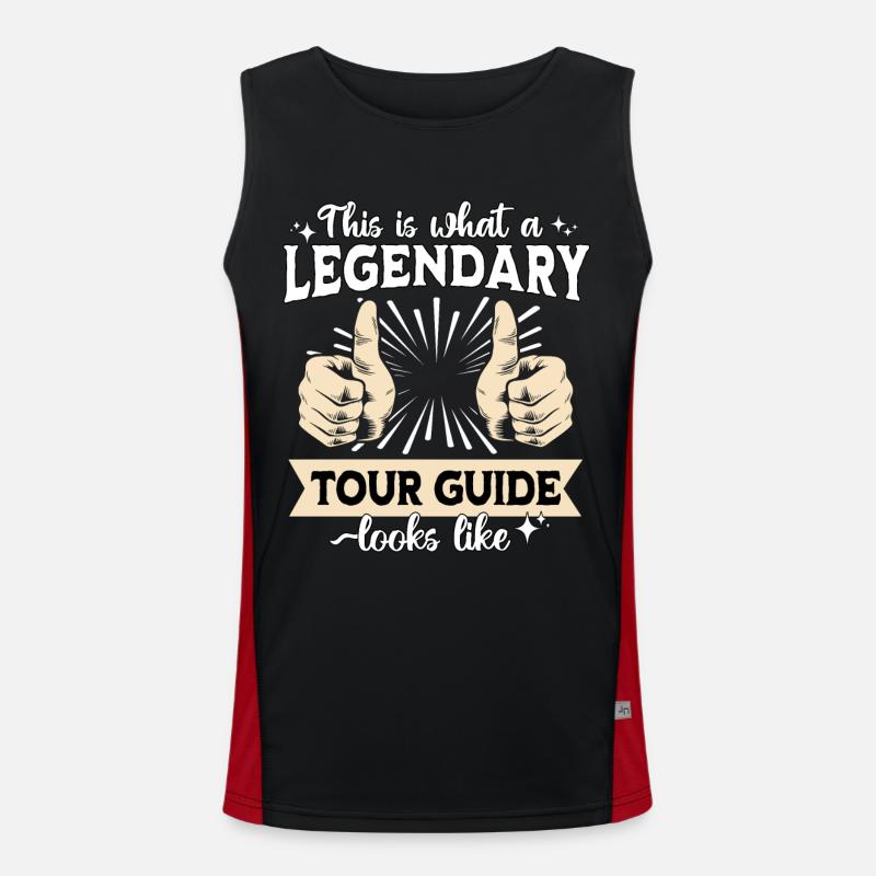Legendary Tour Guide Men's Functional Contrast Tank Top 