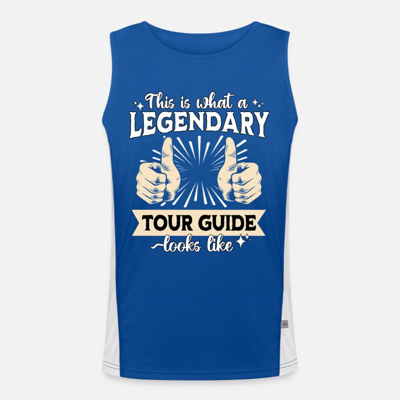 Legendary Tour Guide Men's Functional Contrast Tank Top 