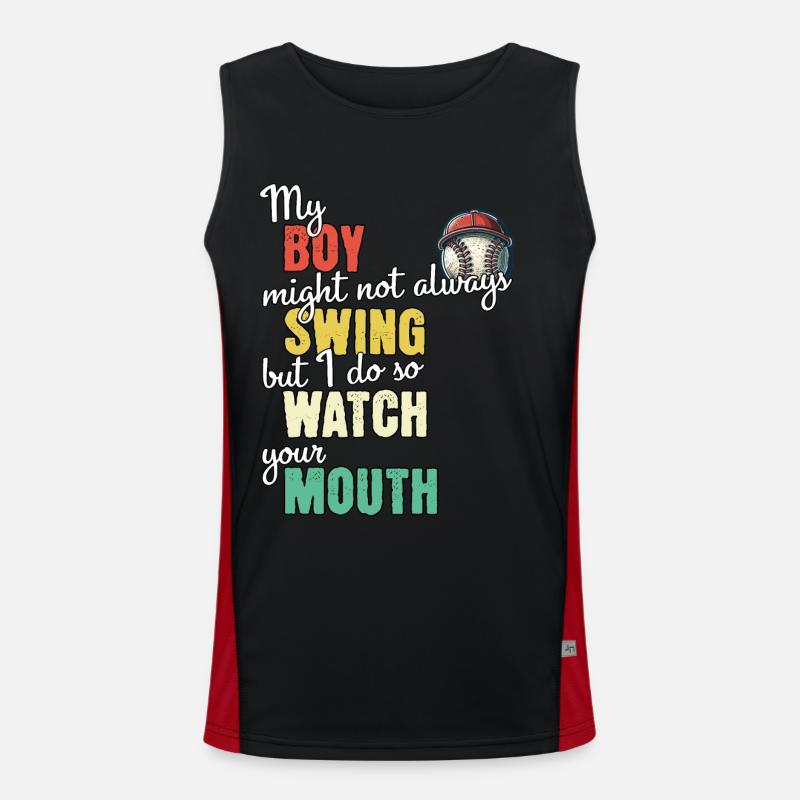 Baseball Men's Functional Contrast Tank Top 