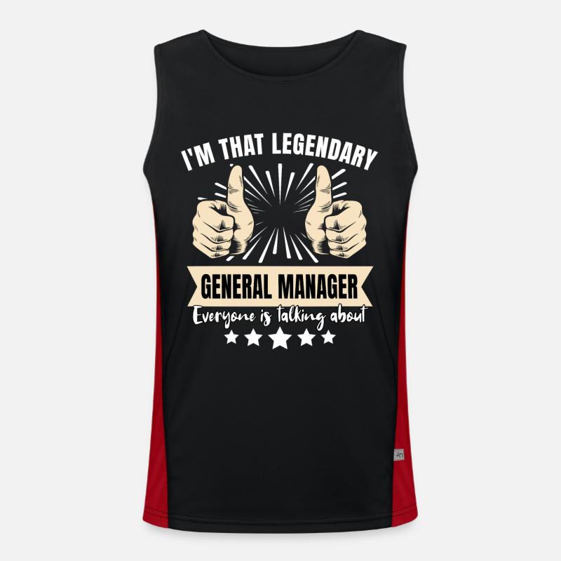 Legendary General Manager Men's Functional Contrast Tank Top 