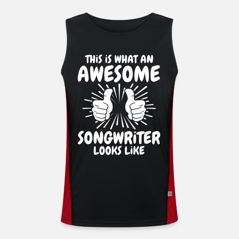 Songwriter Men's Functional Contrast Tank Top 
