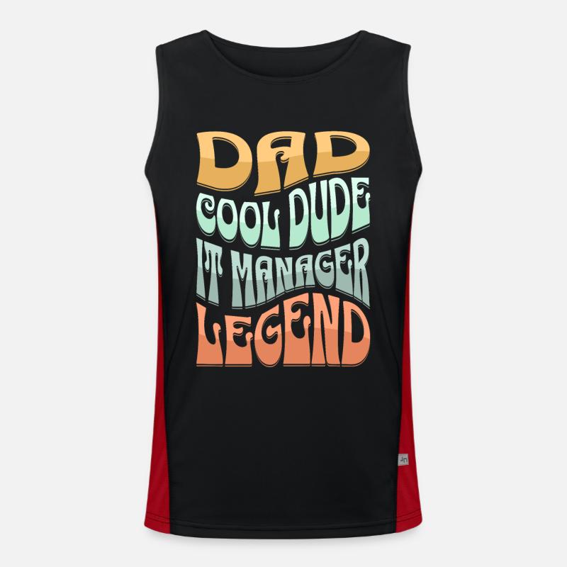 Papa Responsable Informatique Débardeur respirant contrasté Homme 