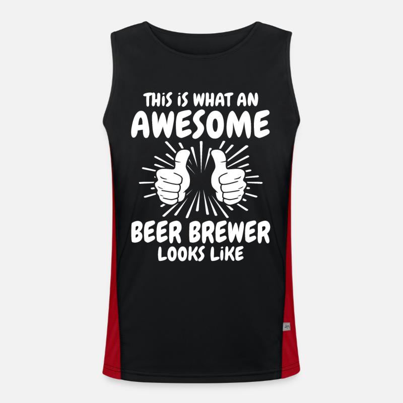 brewer Men's Functional Contrast Tank Top 