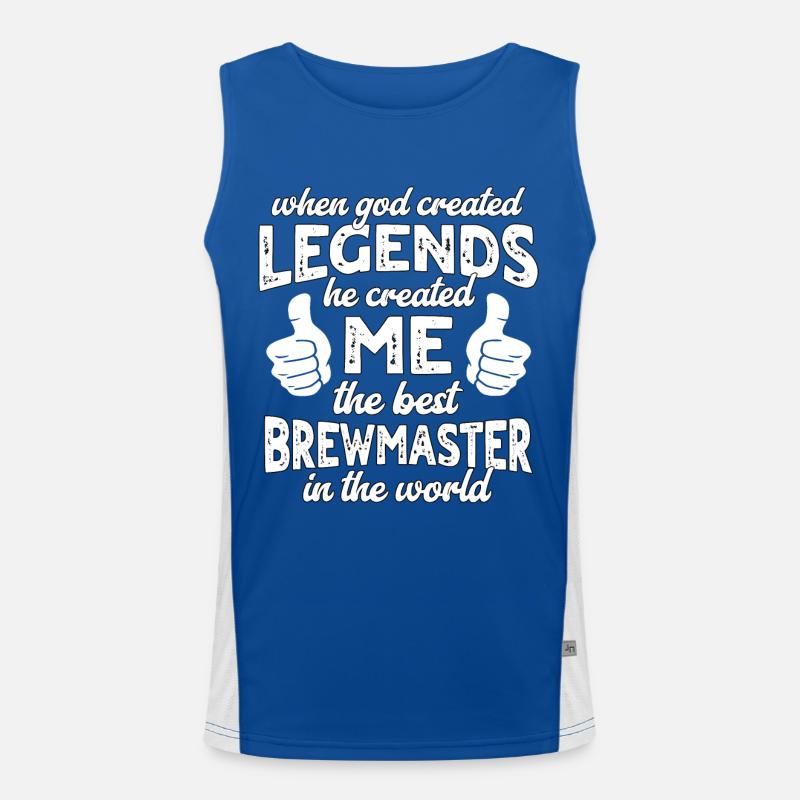 Best Brewmaster Legend Men's Functional Contrast Tank Top 