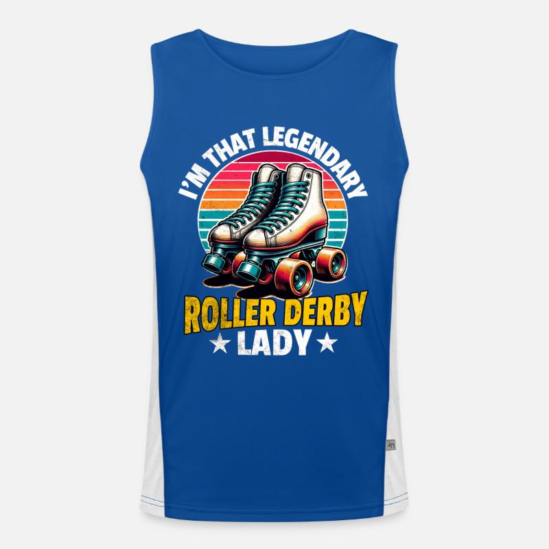 Roller Derby Legend Men's Functional Contrast Tank Top 