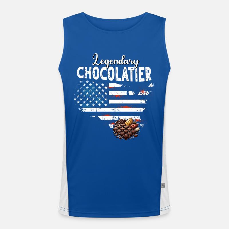 Chocolatier Funktionelles Kontrast-Tank Top für Männer 