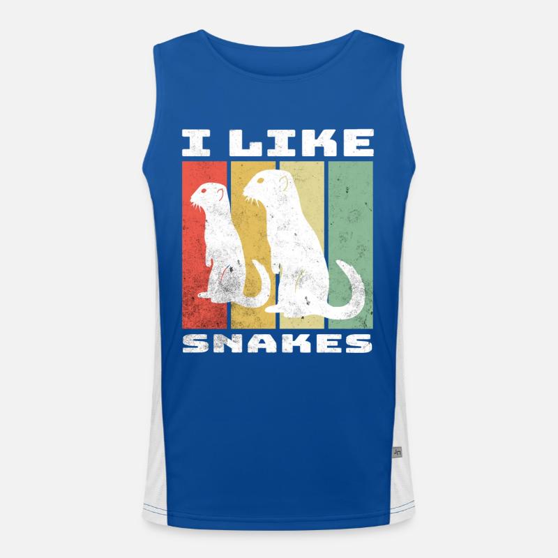 Erdmännchen Sprüche Funktionelles Kontrast-Tank Top für Männer 