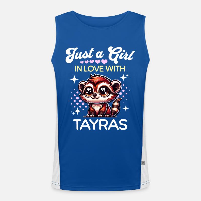 Marder Mädchen Funktionelles Kontrast-Tank Top für Männer 
