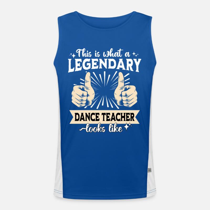 Legendary Dance Instructor Men's Functional Contrast Tank Top 