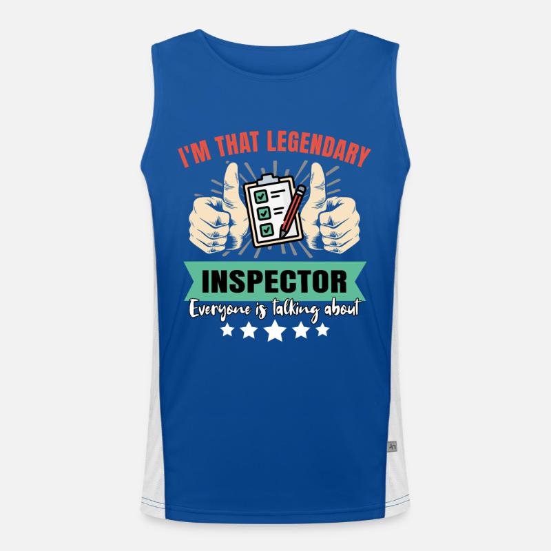 Legendary Inspector Men's Functional Contrast Tank Top 