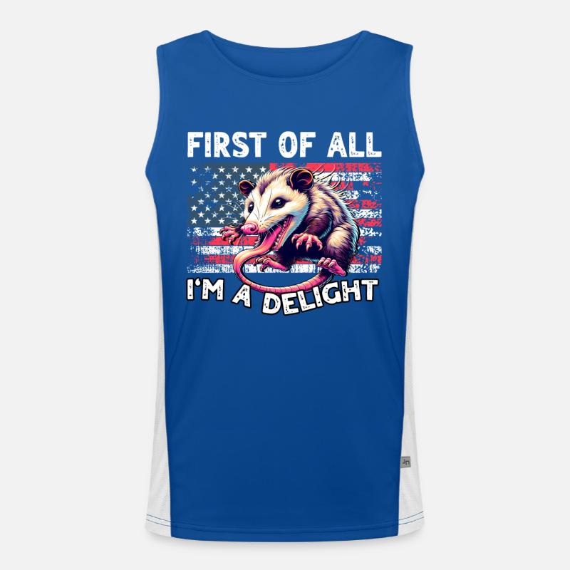 Opossum Men's Functional Contrast Tank Top 