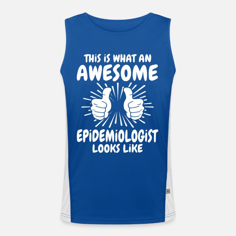 Epidemiologist Men's Functional Contrast Tank Top 