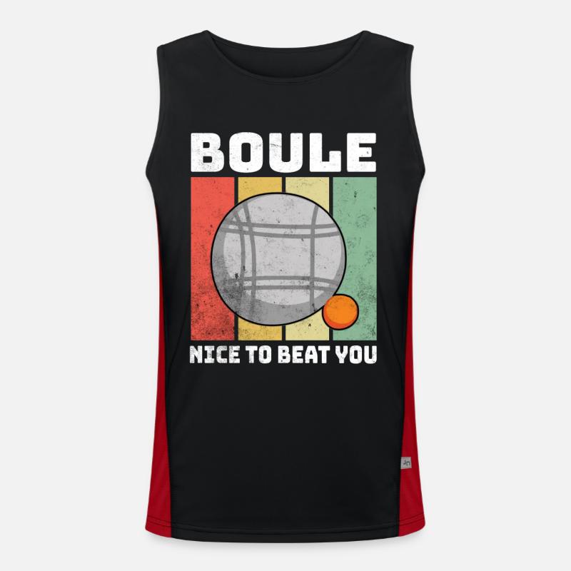 Dictons de boule Débardeur respirant contrasté Homme 
