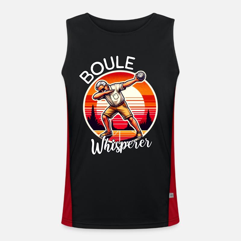 Boule Flüsterer Funktionelles Kontrast-Tank Top für Männer 